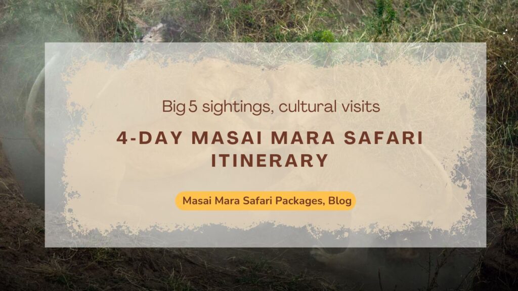 4‑day-masai-mara-safari-itinerary