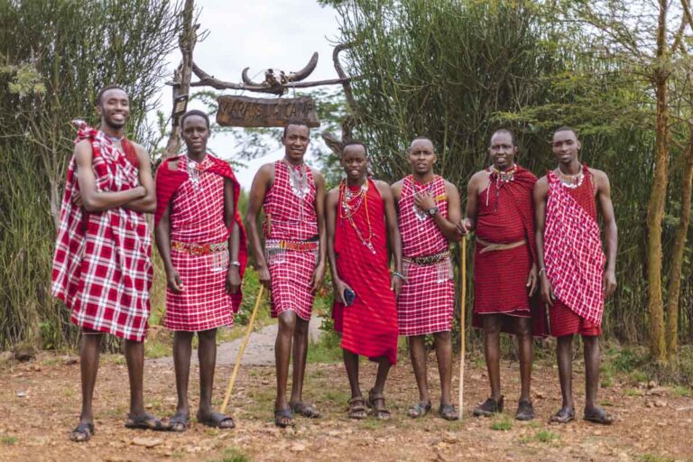 Guided nature walk at Masai Mara eco camp