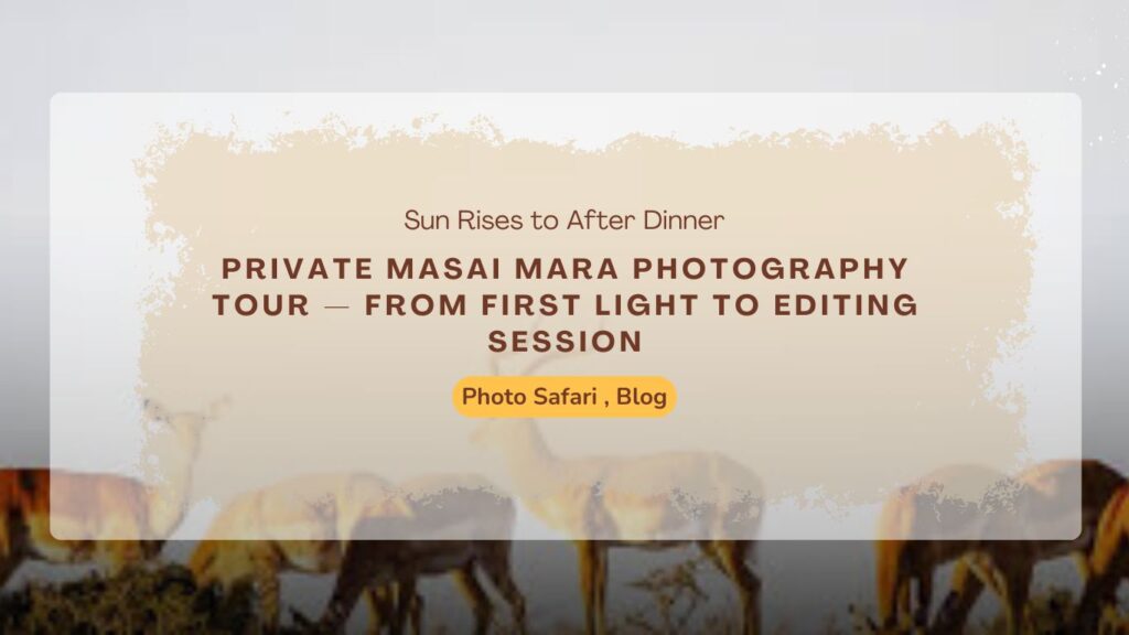 Masai Mara Photography Tour